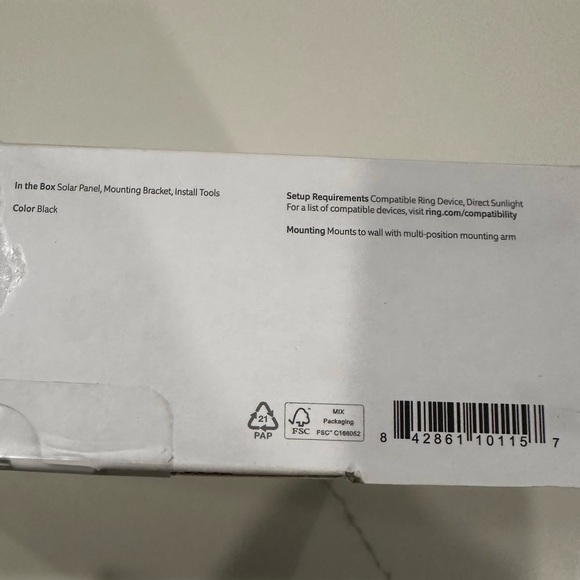 Ring  Solar Panel‎ rechargeable power for ring devices - Picture 6 of 6